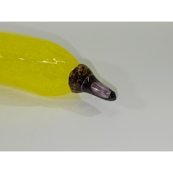 NEW Kosta Boda Fruitteria 98912 Blown Glass Banana Gunnel Sahlin Signed 8.5" - Picture 6 of 7